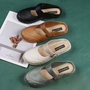 Summer Baotou flat bottom casual semi slippers