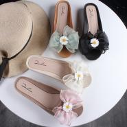 Summer fashion flower butterfly women's slippers
